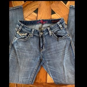 Rock & Roll Cowgirl Boot Cut Jeans. 31x34